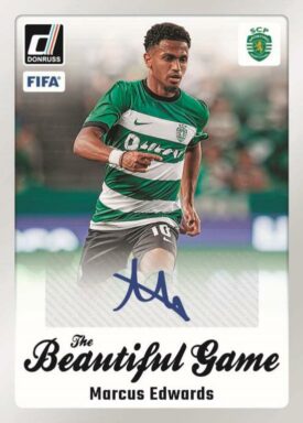 2023-24 Panini Donruss Soccer Cards - The Beautiful Game Autograph Marcus Edwards