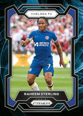 2023-24 PANINI Prizm Premier League Soccer Cards - Base Card Genesis Parallel Raheem Sterling