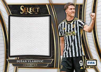 2023-24 PANINI Select FIFA Soccer Cards - Jumbo Swatches Memorabilia Dusan Vlahovic