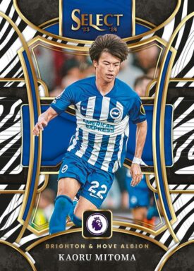 2023-24 PANINI Premier League Soccer Cards - Base Mezzanine Kaoru Mitoma