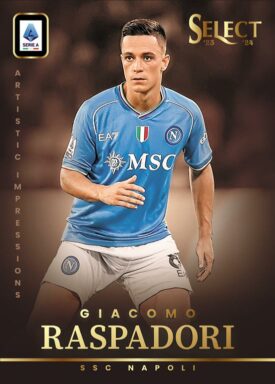 2023-24 PANINI Select Serie A Soccer Cards - Artistic Impressions Insert Giacomo Raspadori