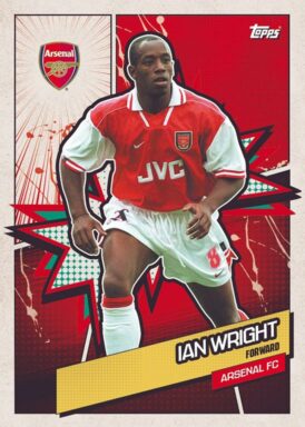 2023-24 TOPPS Arsenal FC Official Fan Set Soccer Cards - Heroes Insert Ian Wright