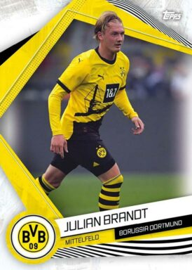 2023-24 TOPPS Borussia Dortmund Official Fan Set Soccer Cards - Base Card Julian Brandt