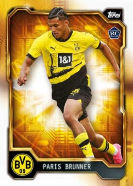 2023-24 TOPPS Borussia Dortmund Official Fan Set Soccer Cards - Golden Future Insert Paris Brunner