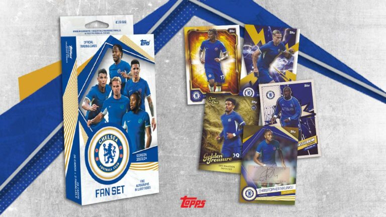2023-24 TOPPS Chelsea FC Official Fan Set Soccer Cards - Header