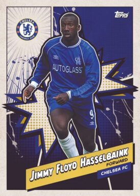 2023-24 TOPPS Chelsea FC Official Fan Set Soccer Cards - Heroes Insert Jimmy Floyd Hasselbaink