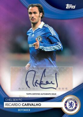 2023-24 TOPPS Chelsea FC Official Team Set Soccer - Base Autograph Ricardo Carvalho