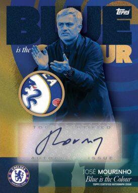 2023-24 TOPPS Chelsea FC Official Team Set Soccer - Blue is the colour Autograph Relic José Mourinho
