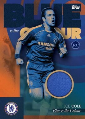 2023-24 TOPPS Chelsea FC Official Team Set Soccer - Blue is the colour Relic Joe Cole