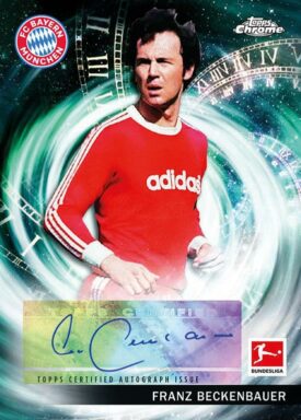 2023-24 TOPPS Chrome Bundesliga Soccer Cards - Time Travlers Autograph Franz Beckenbauer