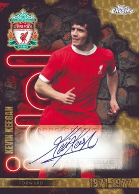 2023-24 TOPPS Chrome Liverpool FC Soccer Cards - LFC Idols Autograph Kevin Keegan