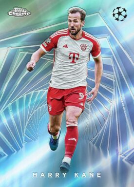 2023-24 TOPPS Chrome UEFA Club Competitions Soccer Cards - Hobby Masters Insert Harry Kane