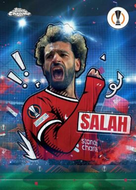 2023-24 TOPPS Chrome UEFA Club Competitions Soccer Cards - Tifo Insert Mohamed Salah