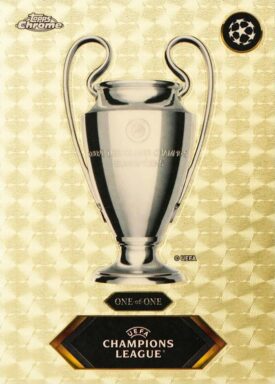 2023-24 TOPPS Chrome UEFA Club Competitions Soccer Cards - UCL Trophy Insert