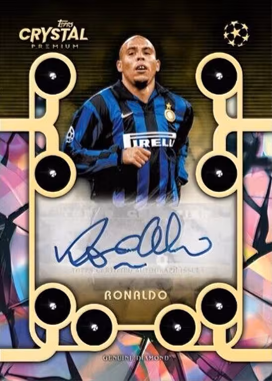 2023-24 TOPPS Crystal Premium UEFA Champions League Soccer Cards - 2023 24 topps crystal premium uefa champions league soccer cards crystal diamond border autographs ronaldo