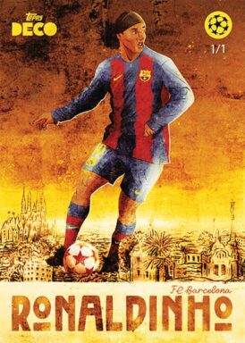 2023-24 TOPPS Deco UEFA Club Competitions Soccer Cards - Artistry Ronaldinho