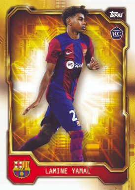 2023-24 TOPPS FC Barcelona Official Fan Set Soccer Cards - Golden Future Insert Lamine Yamal