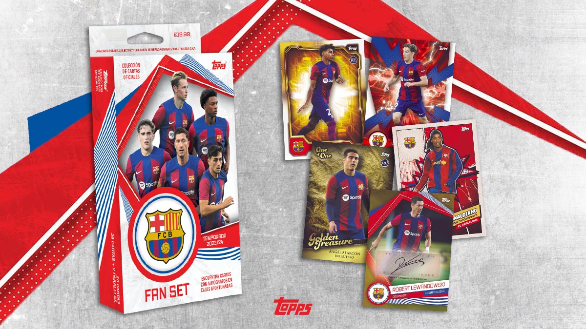 2023-24 TOPPS FC Barcelona Official Fan Set Soccer Cards - Header
