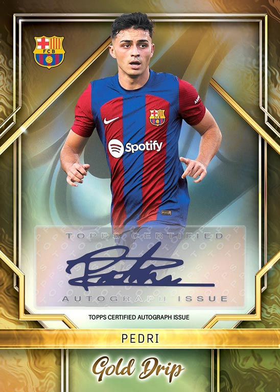 23/24 TOPPS バルセロナ ヤマル Gold Drip 瑞々しい ルーキー