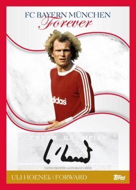 2023-24 TOPPS FC Bayern München Forever Soccer Cards - Legend Autograph Uli Hoeneß