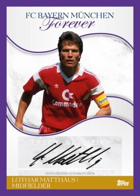 2023-24 TOPPS FC Bayern München Forever Soccer Cards - Legend Autograph Lothar Matthäus