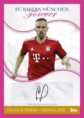 2023-24 TOPPS FC Bayern München Forever Soccer Cards - Legend Autograph Franck Ribéry