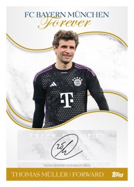 2023-24 TOPPS FC Bayern München Forever Soccer Cards - Men Autograph Thomas Müller