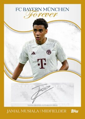 2023-24 TOPPS FC Bayern München Forever Soccer Cards - Men Autograph Jamal Musiala