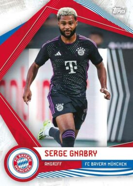 2023-24 TOPPS FC Bayern München Official Fan Set Soccer Cards - Base Card Serge Gnabry