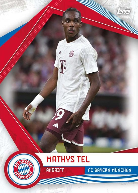 Football - football - Bayern Munich 2023/2024 - carte officielle Mathys Tel