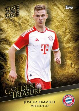 2023-24 TOPPS FC Bayern München Official Fan Set Soccer Cards - Golden Treasure Insert Joshua Kimmich