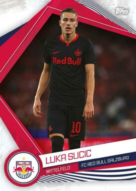 2023-24 TOPPS FC Red Bull Salzburg Official Fan Set Soccer Cards - Base Card Luka Sucic