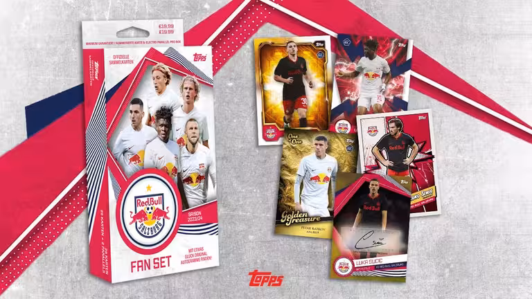 2023-24 TOPPS FC Red Bull Salzburg Official Fan Set Soccer Cards - Header