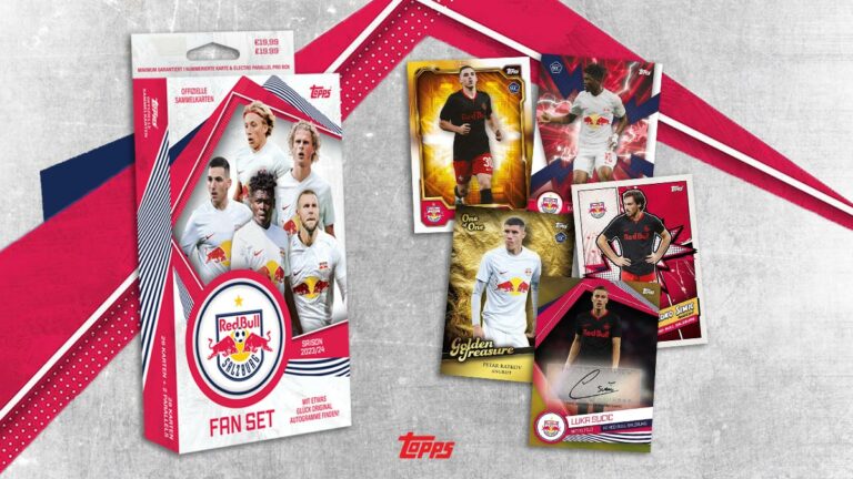 2023-24 TOPPS FC Red Bull Salzburg Official Fan Set Soccer Cards - Header