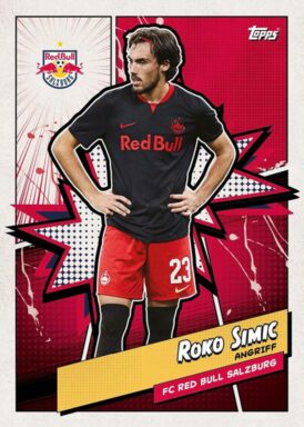 2023-24 TOPPS FC Red Bull Salzburg Official Fan Set Soccer Cards - Heroes Insert Roko Simic