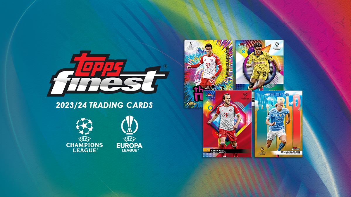 2023-24 TOPPS Finest UEFA Club Competitions Soccer Cards