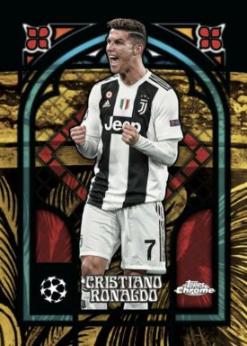 2023-24 TOPPS Finest UEFA Club Competitions Soccer Cards - The Grail No. 2 Cristiano Ronaldo