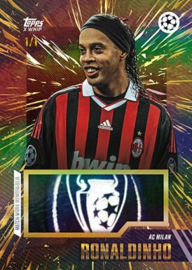 2023-24 TOPPS Gold UEFA Club Competitions Soccer Cards - Golden Relic Ronaldinho