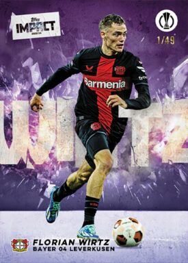 2023-24 TOPPS Impact UEFA Club Competitions Soccer Cards - Base Card Florian Wirtz
