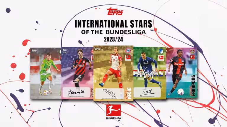 2023-24 TOPPS International Stars Bundesliga Soccer Cards - Header