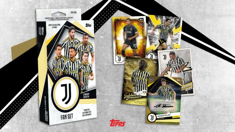 2023-24 TOPPS Juventus Official Fan Set Soccer Cards - Header