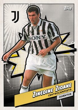 2023-24 TOPPS Juventus Official Fan Set Soccer Cards - Heroes Insert Zinedine Zidane