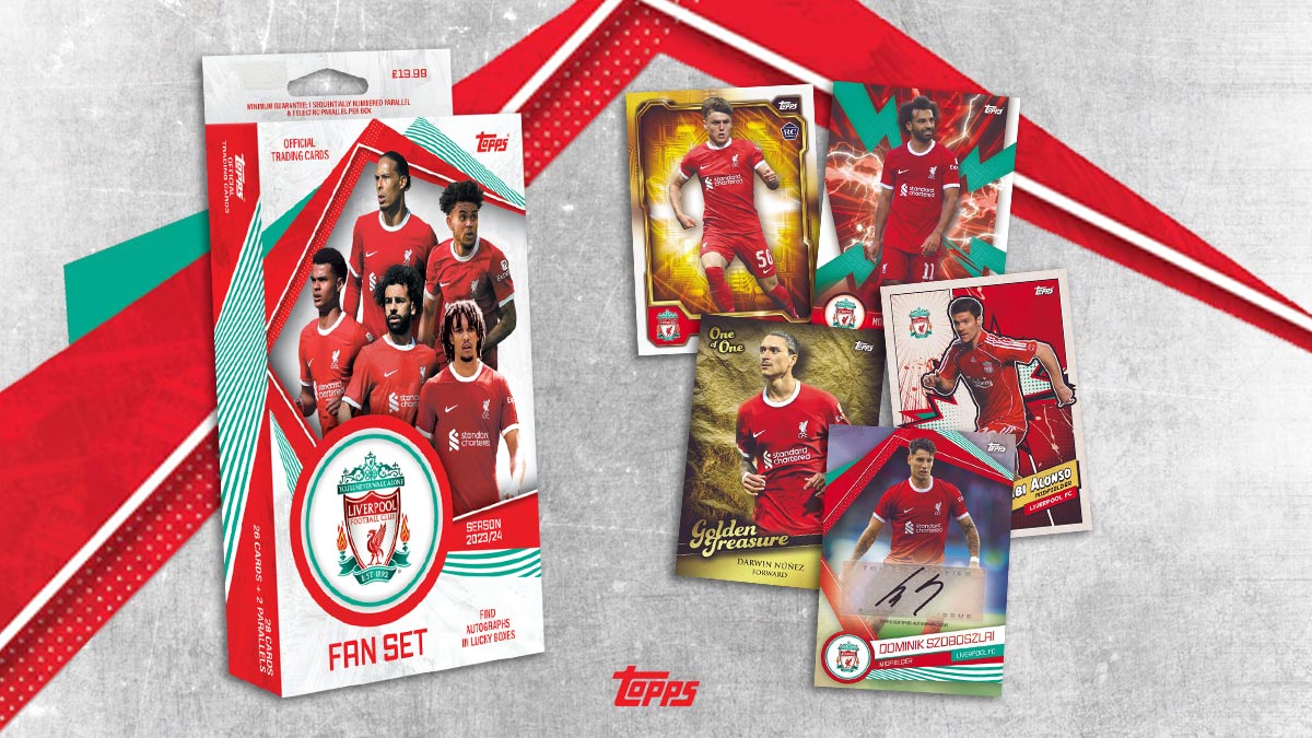 2023-24 TOPPS Liverpool FC Official Fan Set Soccer Cards - Header