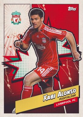 2023-24 TOPPS Liverpool FC Official Fan Set Soccer Cards - Heroes Insert Xabi Alonso