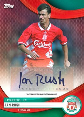 2023-24 TOPPS Liverpool FC Official Team Set Soccer Cards - Base Autograph Ian Rush