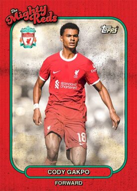 2023-24 TOPPS Liverpool FC Official Team Set Soccer Cards - Mighty Reds Cody Gakpo