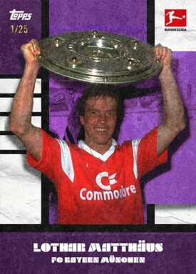2023-24 TOPPS Platinum Bundesliga Lothar Matthäus Curated Set Soccer Cards - Deutscher Meister