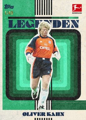 2023-24 TOPPS Platinum Bundesliga Lothar Matthäus Curated Set Soccer Cards - Legenden Oliver Kahn