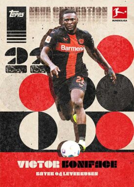 2023-24 TOPPS Platinum Bundesliga Lothar Matthäus Curated Set Soccer Cards - Neue Generation Victor Boniface