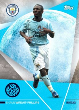 2023-24 TOPPS Manchester City FC Official Team Set Soccer Cards - Blue Moon Insert Shaun Wright-Phillips